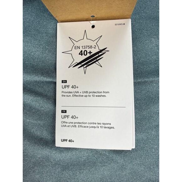 North Face M Riseway 1/4 Zip Goblin Heather Teal Men’s S, NWT Hiking Activewear - Picture 6 of 11